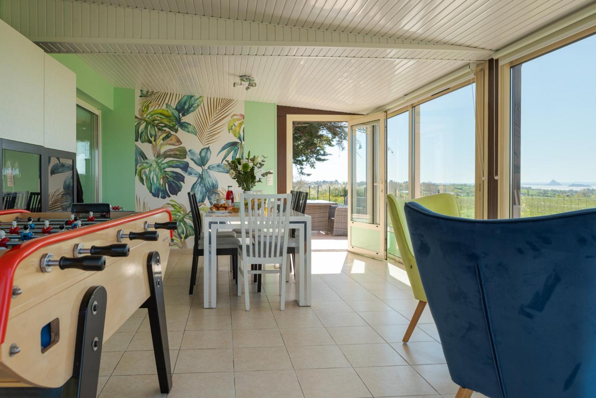 Vue Mt-St-Michel, Elegance, Calme Et Baby-Foot Bonzini Villa Dragey ภายนอก รูปภาพ